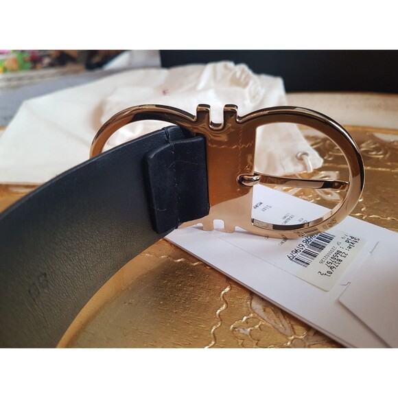 SALVATORE FERRAGAMO patchwork suede belt, 85 cm, NWT main image 9